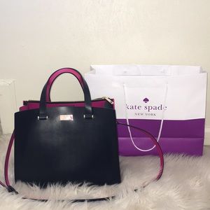 Kate Spade Krya Black Leather Handbag